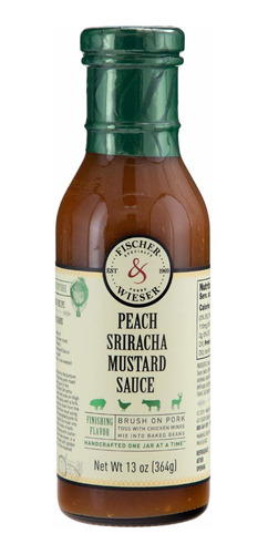 Fischer & Wieser Salsa De Mostaza Sriracha, 13 Oz, Paquete D