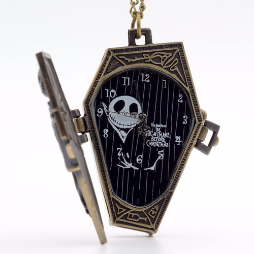Relógio Bolso Estranho Mundo Jack Nightmare Before Chistmas