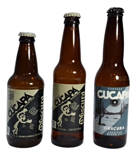 Botellas De Colección Cerveza Cucapa Ediciones Anteriores 