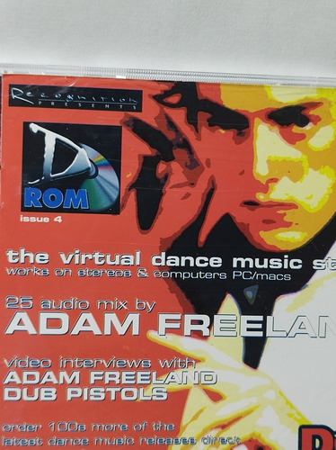 D-rom 4 Dance 25 Audio Mix Adam Freeland + Videos Etc Lea