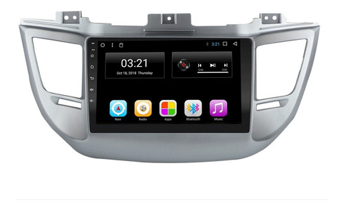 Auto Radio Android Hyundai Tucson 2015-2017 1gb + 16gb