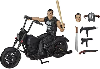 Marvel Legends Series The Punisher Toy With Motorcycle