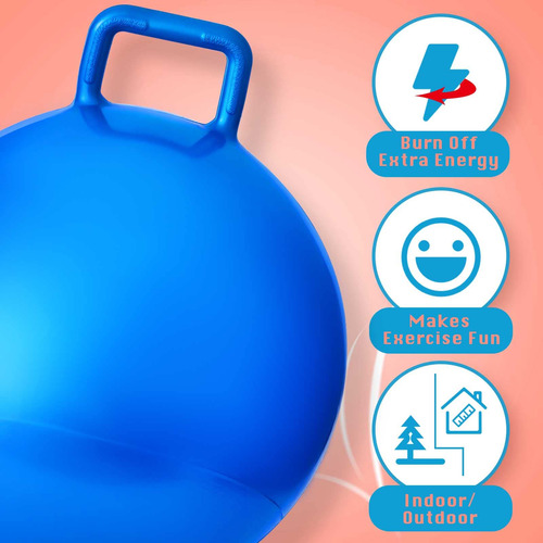 Bolas De Rebote 29 Pulgadas Con Asa Para Ejercicio Y Deporte