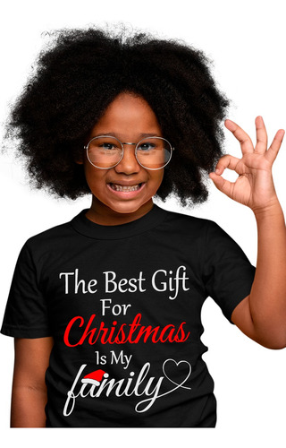 Playera Infantil Obscura De The Best Gift In Christmas