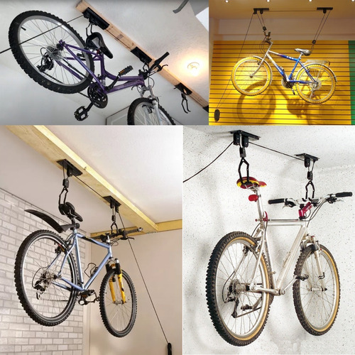Imagen 8 de 9 de Soporte De Techo Elevador Colgar Bicicletas Tabla Surf Kayak