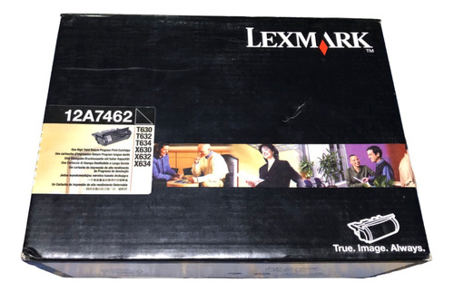Toner Original Lexmark 12a7462 Negro