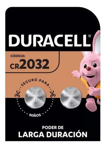 4 Baterias Duracell Cr2032 Extra Duracion 3v Lithium