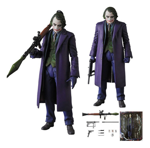 Mafex No.051 Batman The Dark Night The Joker Acción Figura 