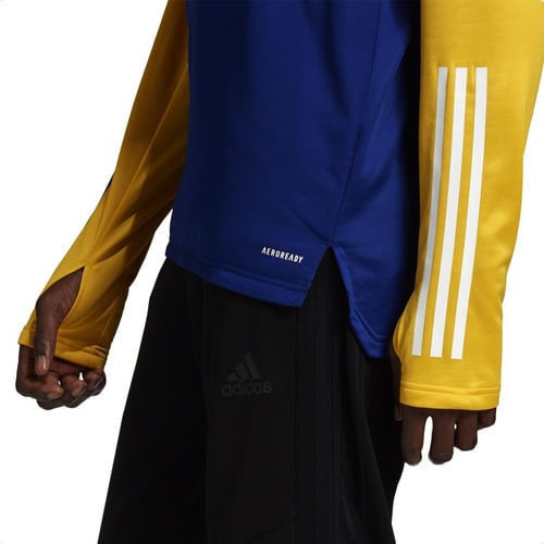 Imagen 5 de 6 de Buzo Medio Cierre adidas Boca Wrm 2020 Hombre Entrenamiento