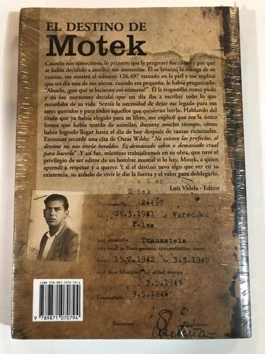 Imagen 2 de 7 de El Destino De Motek (sobreviviente Del Holocausto)-motek