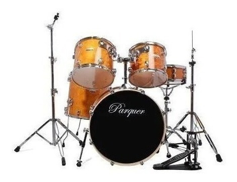 Bateria Parquer Mystic 5 Cuerpos Birch Miel Remo