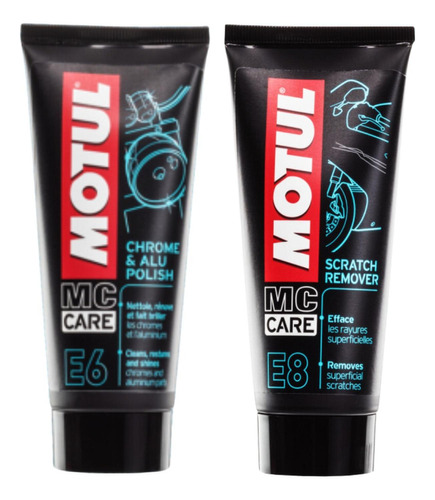 Removedor De Rayones Motul E8 + Brillador Cromo Motul E6