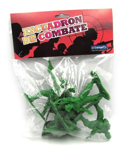 Set 6 Soldados De Guerra Plastico Excelente 2da Guerra 7 Cm