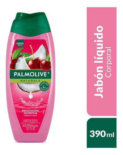 Jabon Liquido Palmolive Cereza Y Coco X 390ml