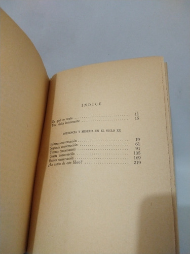 Opulencia Y Miseria En El Siglo Veinte Jan Groot 1964 (Usado)