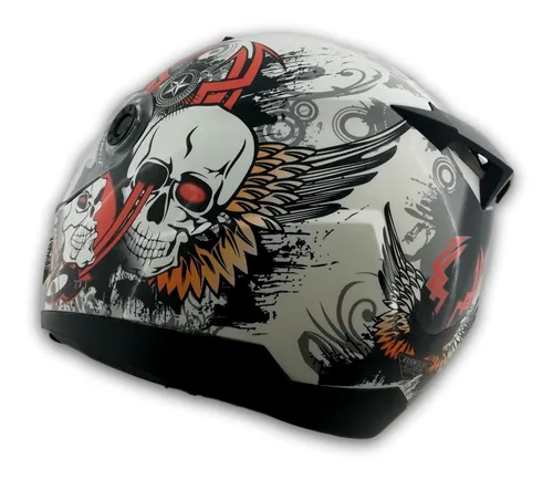Casco integral calavera new arrivals