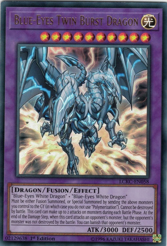 Blue-eyes Twin Burst Dragon Yugioh!