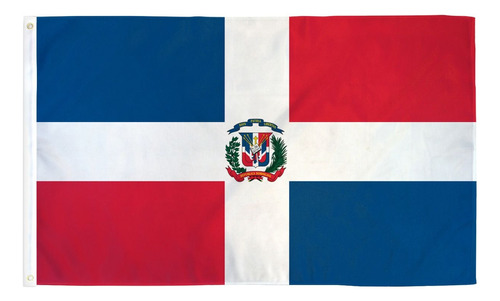 Bandera De República Dominicana 40 Cm X 60 Cm