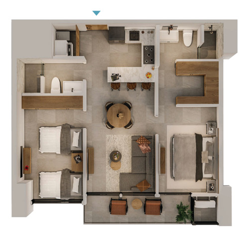 Departamento En Venta En Bosques Del Poniente En Santa Catarina