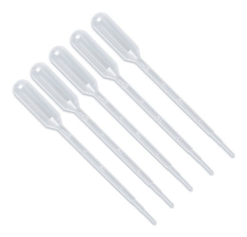 Set 5 Pipetas 2ml P/ Mezclar Pinturas P/ Hobby Modelismo