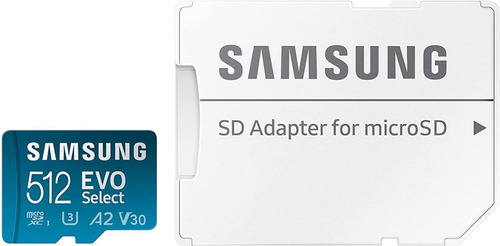 Imagen 4 de 5 de Memoria Samsung Evo Select Microsdxc 512gb 130 Mb/s A2 4k