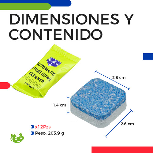Limpiador Slim Company SC-CO-PAST-LAVADORA-01 en patillas pack x 12 unidades