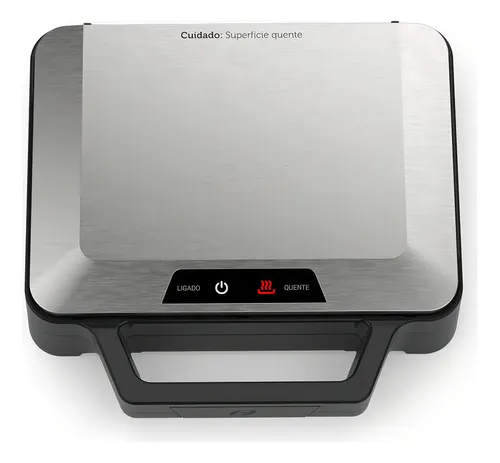 Sanduicheira Inox Multiuso Oster Preto/inox
