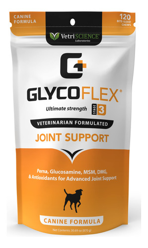 Masticables Glyco-flex Iii Para Perros De Vetri-science Labo