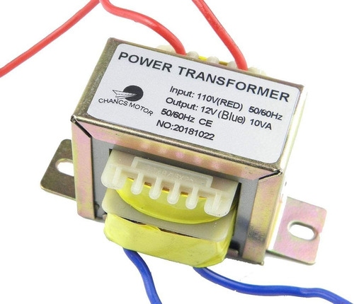 Transformador De Potencia Entrada 110v Salida Ac 12v Ac...