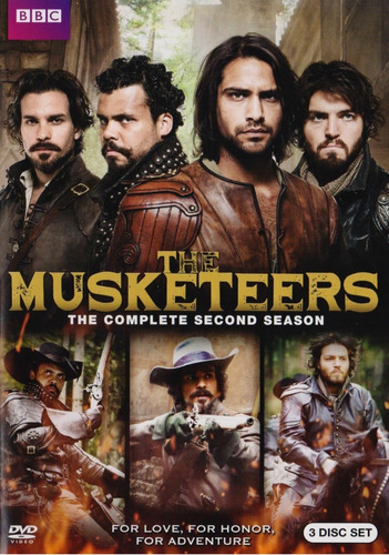 Musketeers Segunda Temporada 2 Dos Importada Dvd