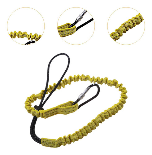 Lanyard De Herramientas Con Correa De Hebilla, Amarillo