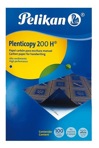 Imagen 1 de 2 de Papel Carbónico Pelikan - Plenticopy 200 H- (100 Hojas)