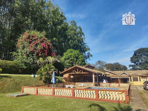 Imagem 5 de 30 de Linda Chácara Com 5 Dormitórios, Piscina, Edícula, À Venda, 3069 M² Por R$ 750.000 - Araras Dos Mori - Bragança Paulista/sp - Ch1240