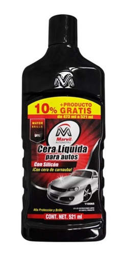Cera Marvil Liquida Con Silicon 0.473 Gr / Rojo