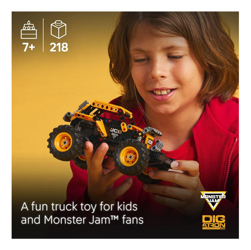 Monster Jam Digatron Pull Back De Lego Technic