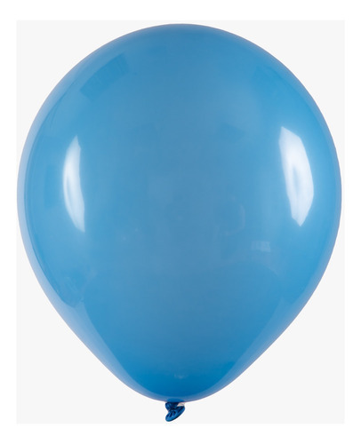 Balão Redondo 24 Diversas Cores 3 Unidades Art Latex Cor Azul-celeste