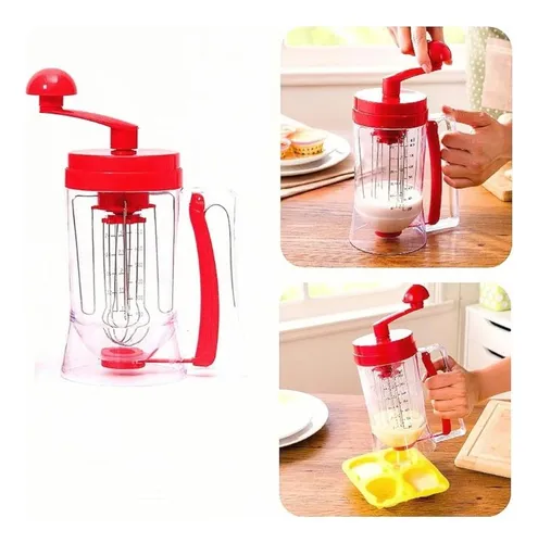 Mezclador Y Dispensador De Cocina Para Masa Batidor Manual