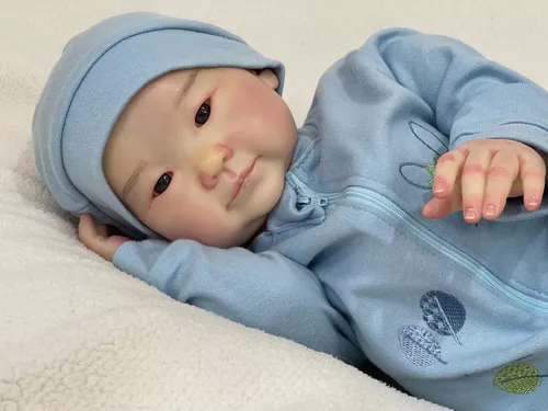 Bebe Reborn Menino Japonês Super Realista , Boneca J02