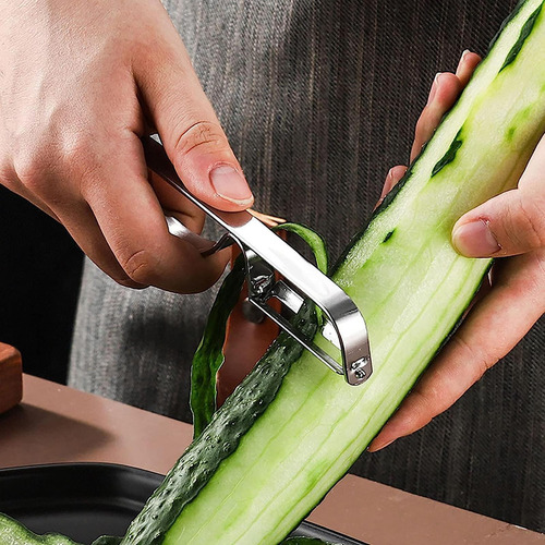 Pelador De Verduras Acero Inoxidable Pelador Giratorio De Ac