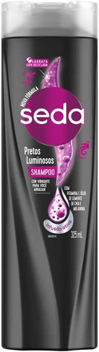 Shampoo Uso Diário Seda 325ml Pretos Luminosos