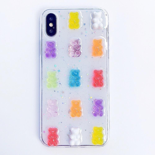 Imagen 8 de 10 de Funda Gomita Todos Equipos Osito Pandita Case Hombre Mujer