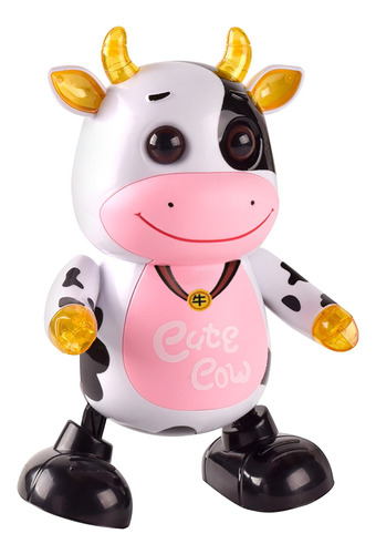 Robot De Juguete Con Forma De Vaca Bailarina Con Guía De Luz
