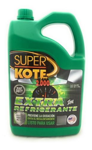 Refrigerante Verde Para Radiador Superkote2000 1gl