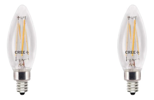 Pro Series B11 - Bombilla Led De Filamento De Vidrio Transpa