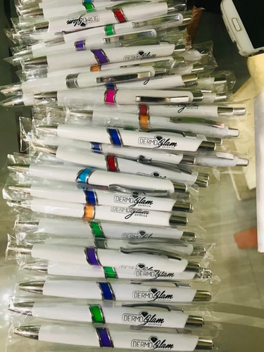 Bolígrafos Plásticos Publicitarios En Combo 