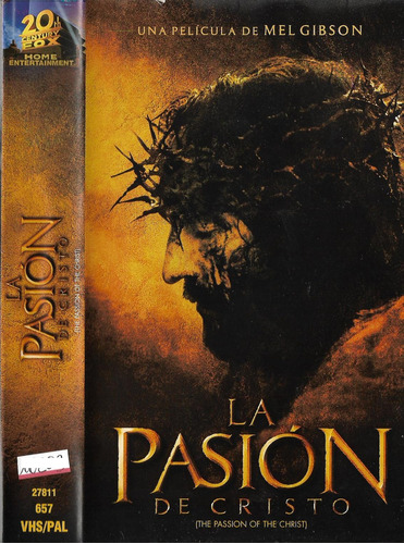 La Pasión De Cristo Vhs Mel Gibson Jim Caviezel Mon Bellucci