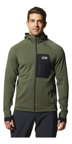 Polar Mhw Polar.p.g.fz Hoody Hombre (surplus Green Heather)