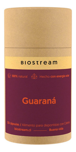 Guaraná 500mg 120 Cápsulas