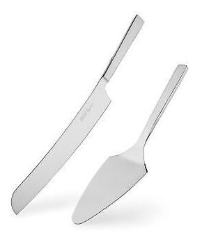 Heidel Essence Cake Knife And Server Set  Premium Stain