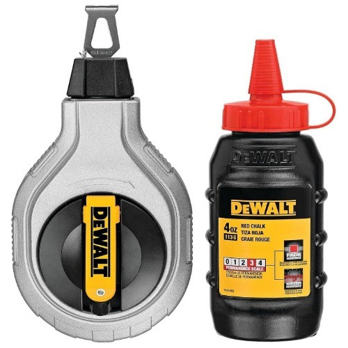 Dewalt Tizador 6:1 Cuerpo De Aluminio Con Tiza Roja 30metros